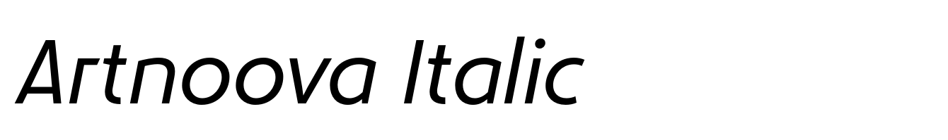Artnoova Italic